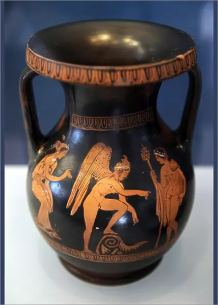 Greek Art. Red figure pottery. Ny Carlsberg Glyptotek. Copen