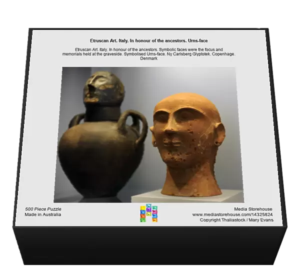 Etruscan Art. Italy. In honour of the ancestors. Urns-face