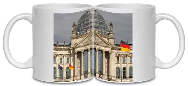 German Parliament. Facade. Berlin. Germany