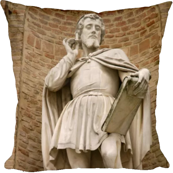 Antonio da Correggio (1489-1534(. Italian painter. Statue by