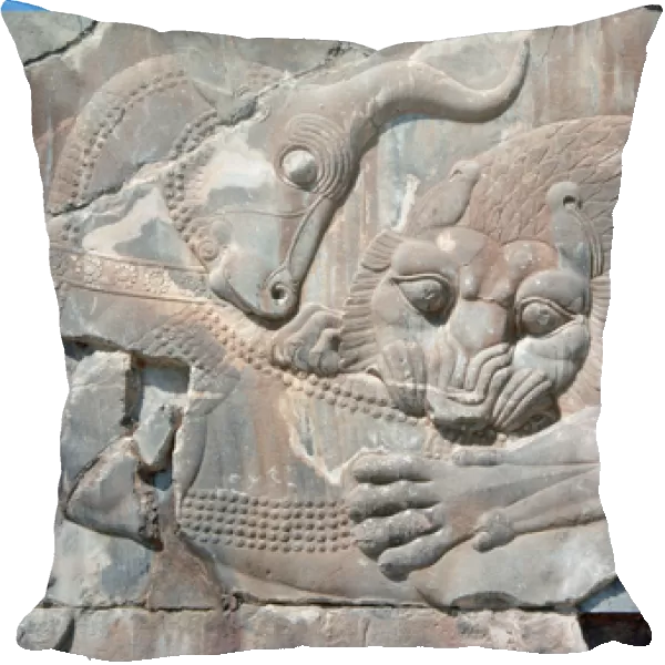 Persian art. Persepolis. Apadana. Palace of Darius I. Lion a