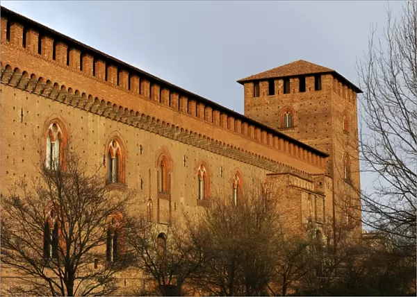 Italy. Pavia. The Castle of Visconti. 1360-1366. By Galeazzo