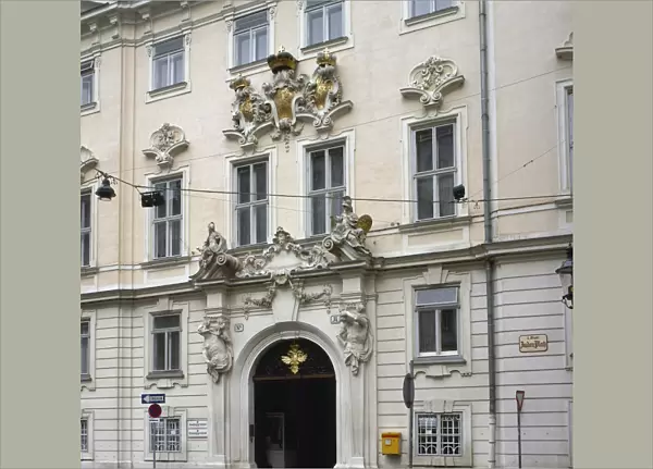 Bohemian Court Chancery. 18th century. Facade. Vienna