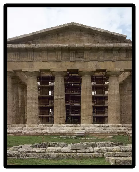 Italy. Paestum. Temple of Neptune