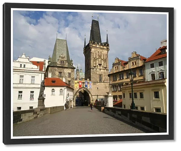 Czech Republic. Prague. Bridge tower at the end of the Charl