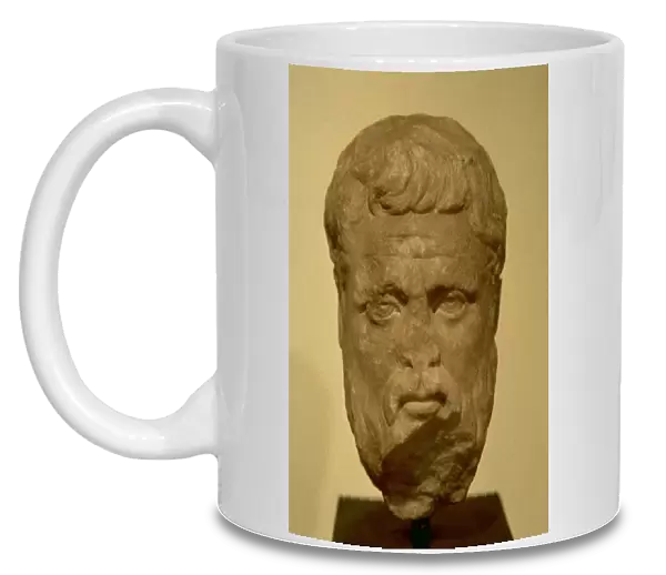 Plato (428  /  427-348  /  347 BC). Bust. 2nd-3rd C. AD