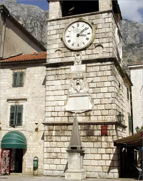 Clock Tower. Year 1602. Kotor. Republic of Montenegro