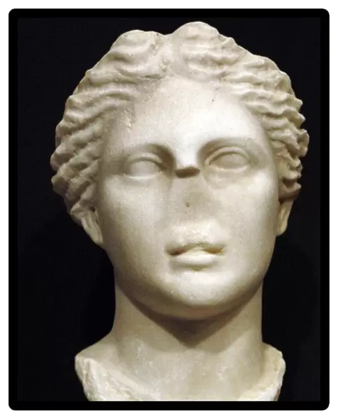 GREEK ART. REPUBLIC OF ALBANIA. Bust of Apollo. II century