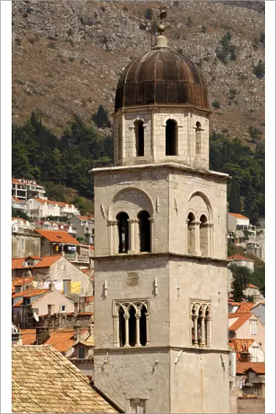 CROATIA. DUBROVNIK. Tower of the Franciscan Monastery