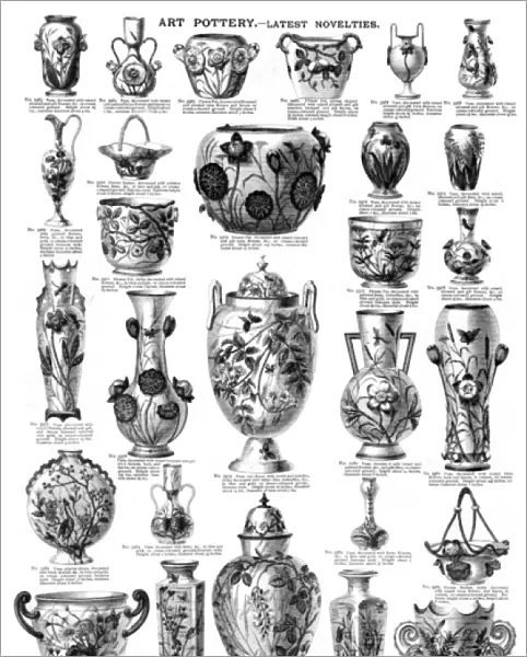 Art pottery, Latest Novelties, Plate 90