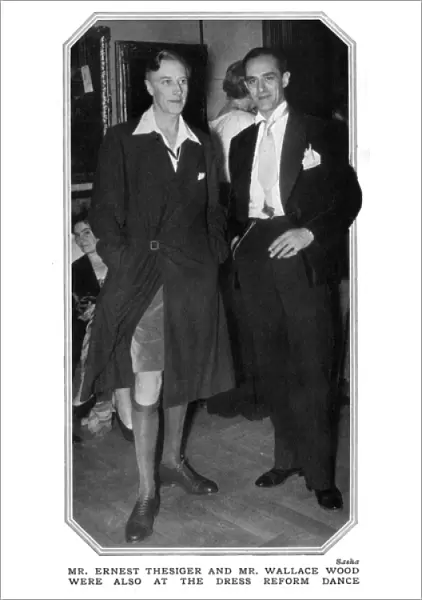 Dress Reform Dance. Mr. Ernest Thesiger and Mr. Wallace Wood