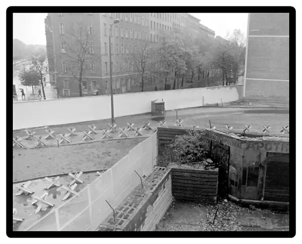 Depressing view of the Berlin Wall, Berlin, Germany