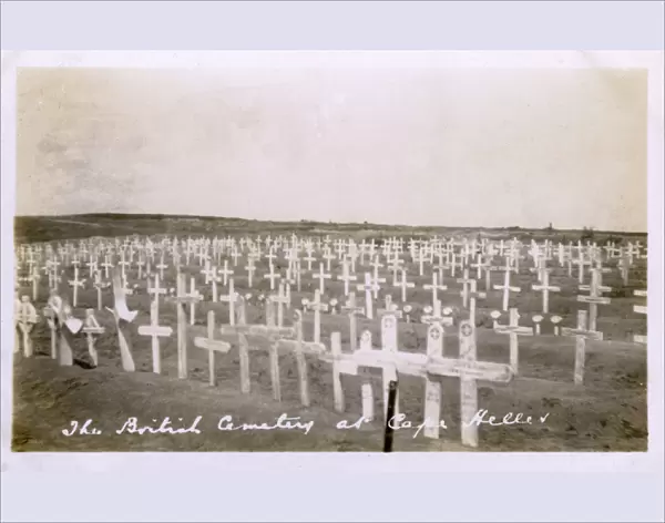 The British Cemetery at Cape Helles, Dardanelles