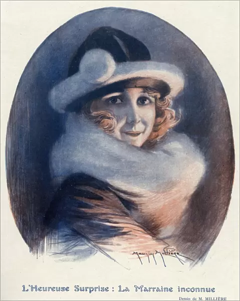 Young woman wearing hat and scarf