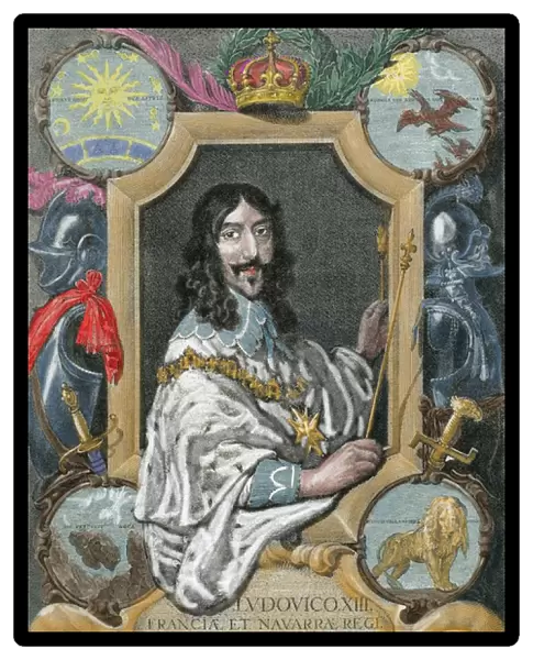 Louis XIII of France (1601-1643). House of Bourbon. King of