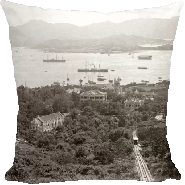 Hong Kong from the Peak, circa 1890