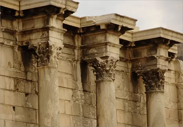 Greece. Athens. Hadrians Library. Created by Roman Emperor
