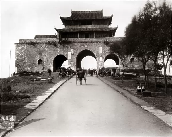 Gateway, Nanking (Nanjing) China, circa 1890