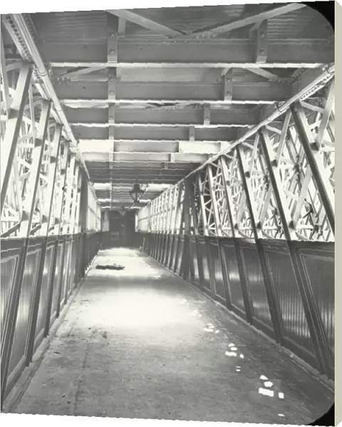 The Interior of a London Bridge
