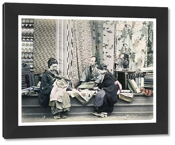 Material store, Japan, circa 1880s