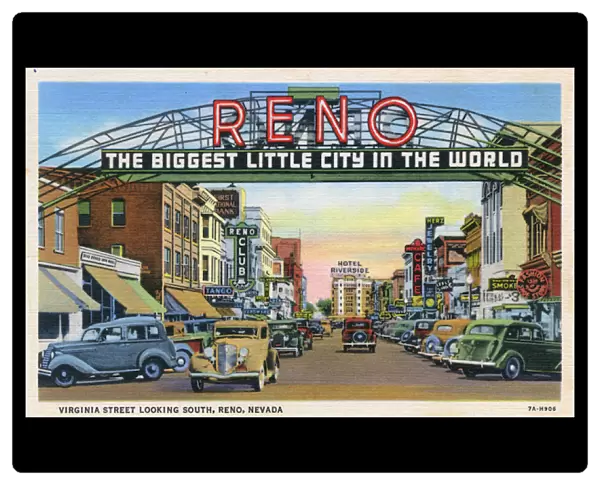 Reno, Nevada - The Biggest Little City in the World - USA