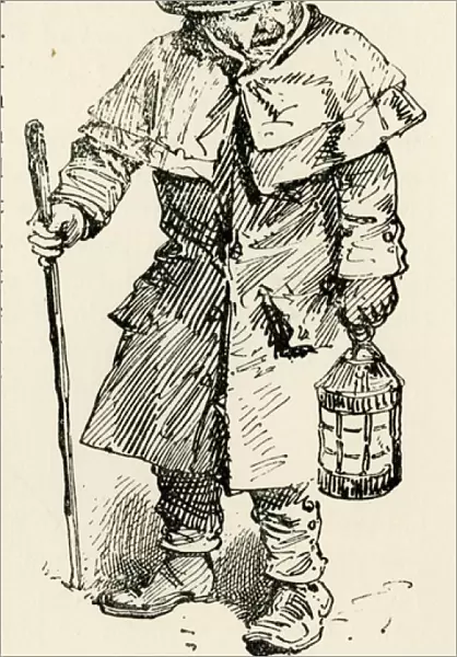 Old London Characters - Night Watchman