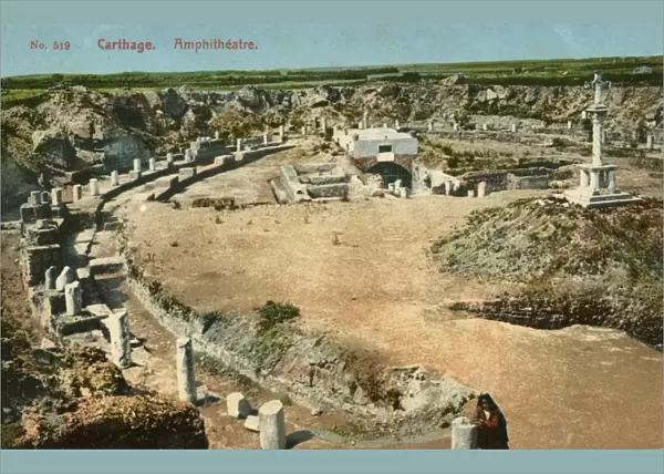 Carthage, Tunisia - Excavation of the Roman Amphitheatre