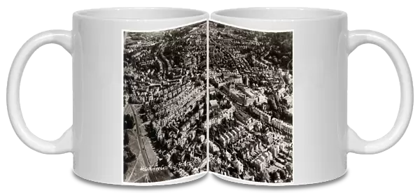 Aerial View of the centre of Tunbridge Wells, Kent
