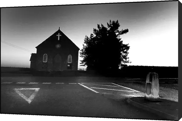 Roadside chapel at intersections Staffordshire