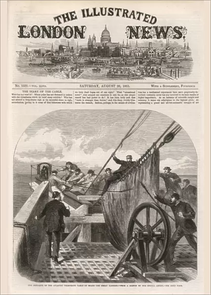 Cover of the ILN 26th August 1865