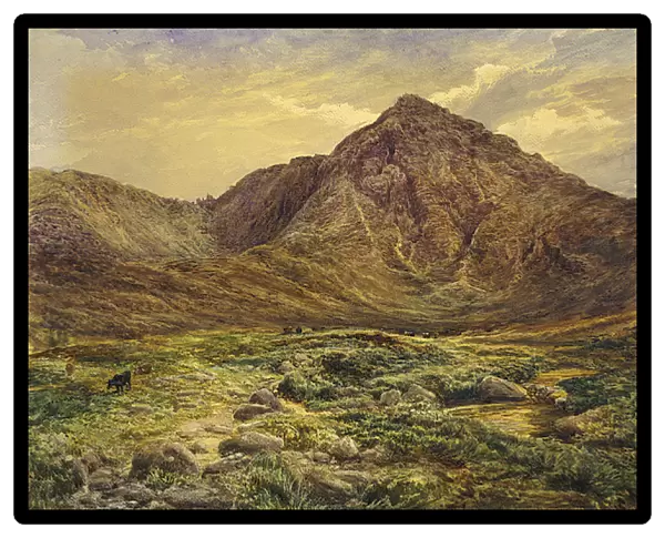 Slieve Bernagh from the Trassey Bog, Mourne Mountains
