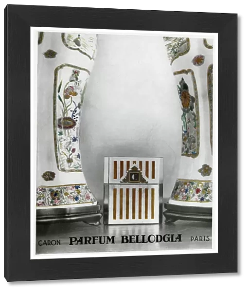 Advertisement for Bellodgia perfume by Caron