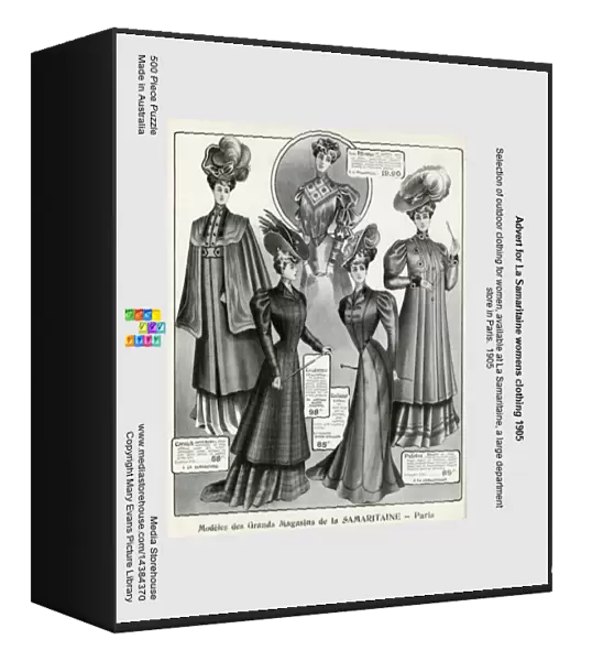 Advert for La Samaritaine womens clothing 1905