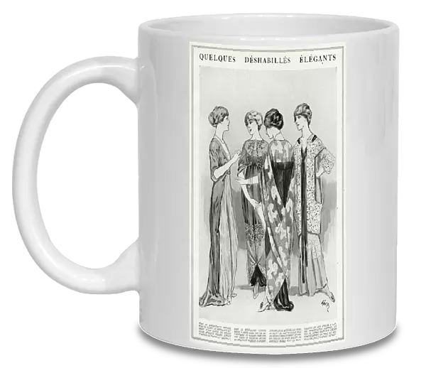 Women wearing negligee 1912
