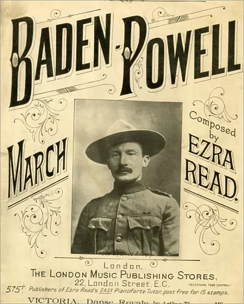Music cover, Baden Powell, a March by Ezra Read