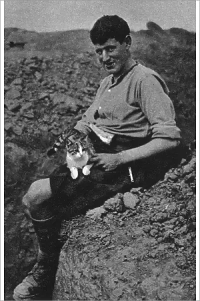 WW1 mascots: a trench cat