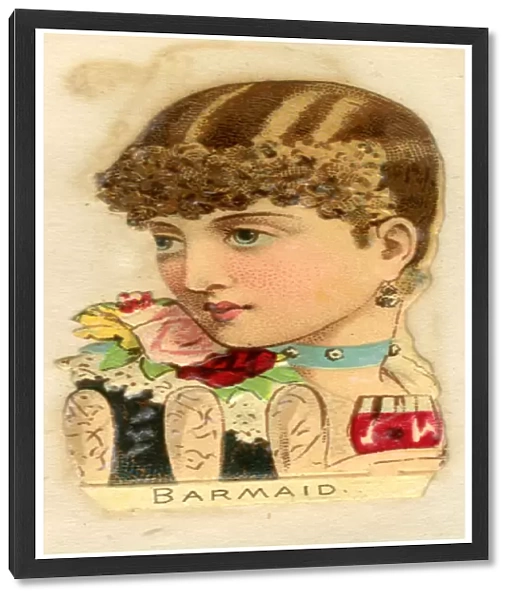 Victorian Scrap -- Barmaid