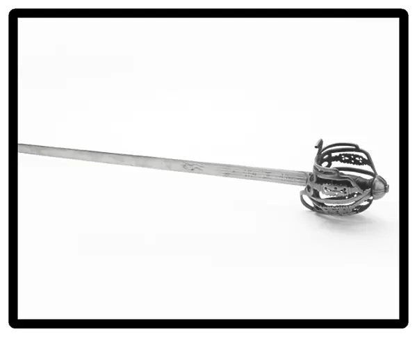 Basket-hilted broad sword, 1745