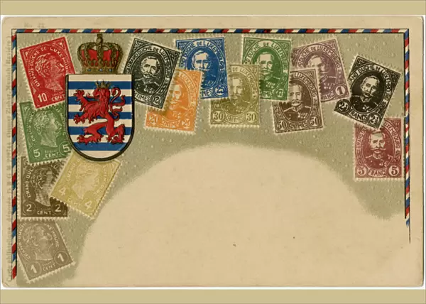 Stamp Card produced by Ottmar Zeihar - Luxembourg