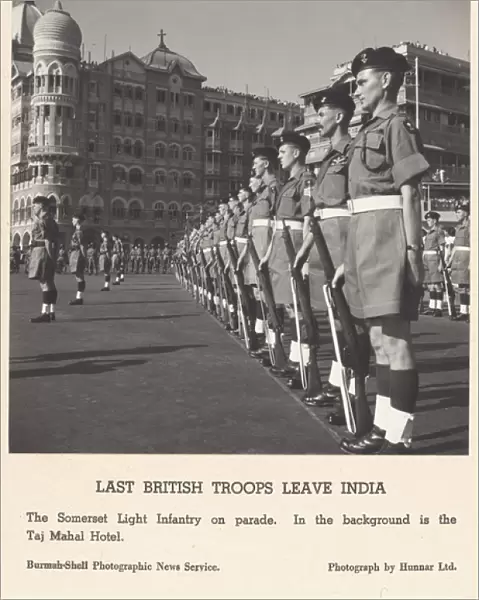 Last British Troops Leave India