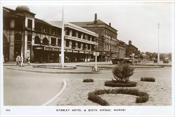 Stanley Hotel and Sixth Avenue, Nairobi, Kenya, East Africa