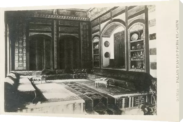 Interior of Azm (Azem) Palace in Damascus, Syria