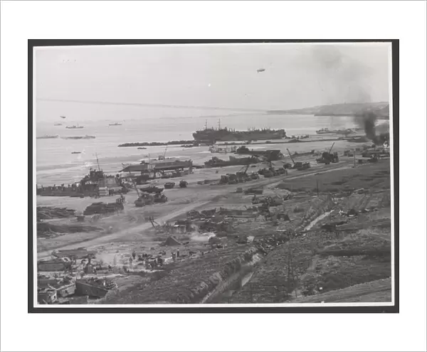 WW2 - view of beach-head