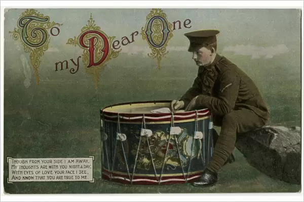 WW1 - To My Dear One - A Drummer pens a poem to his love
