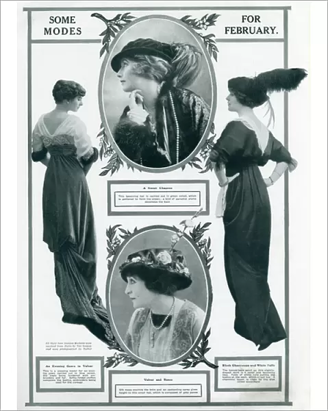 Womens fashion for February 1913