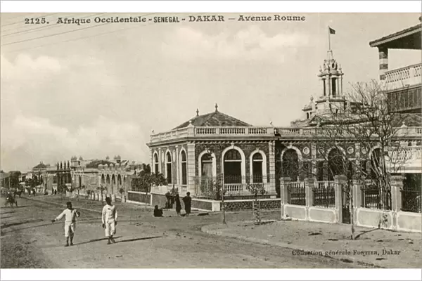 Avenue Roume in Dakar, Senegal