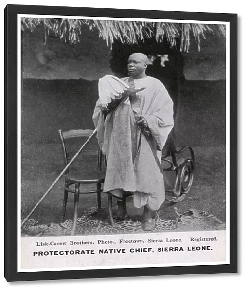 Protectorate Native Chief, Sierra Leone, West Africa