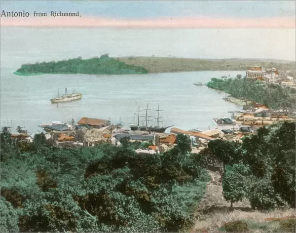 View of Port Antonio, Jamaica, West Indies