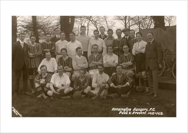 Kensington Rangers FC football team, past v. present