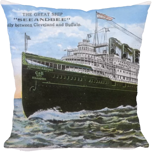 Passenger steamer Seeandbee, Lake Erie, USA